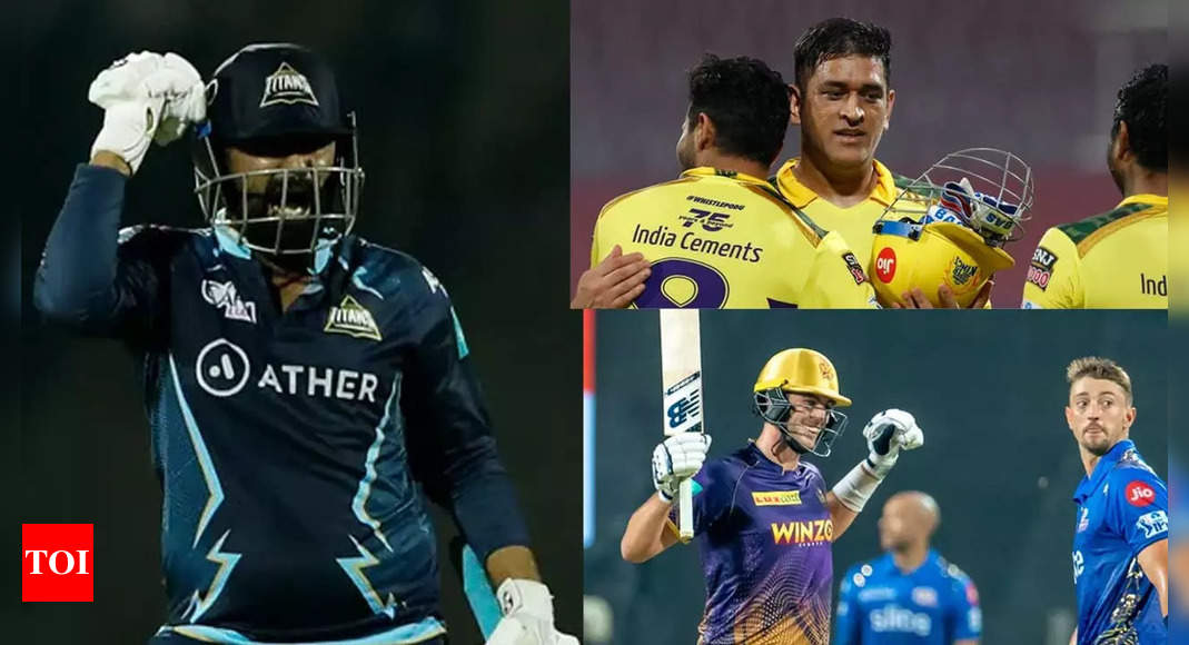 IPL 2022: Heart-stopping, nerve-wracking – Top 5 insane finishes of the season so far | Cricket News – Times of India