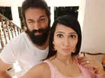 KGF fame Yash and wife Radhika Pandit are painting the town red with their romantic pictures