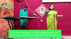 Sukanya Chakraborty performs 'Bolo na Radhika Taake' on Poila Baisakh
