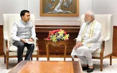 In meeting with PM Narendra Modi, Goa CM Pramod Sawant seeks guidance on development