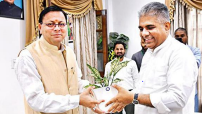 CM meets Union environment minister, requests swift clearances for projects in Uttarakhand