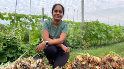 Telangana techie takes leaf out of dad’s book, cultivates veggies in US