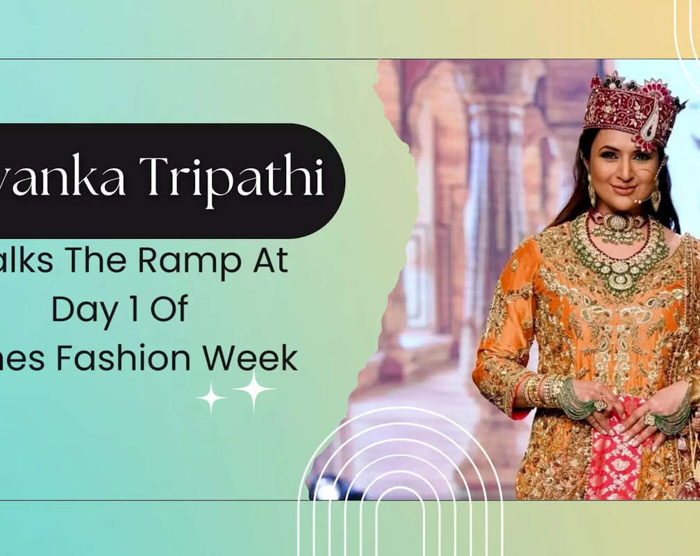 
Divyanka Tripathi Walks The Ramp At Day 1 Of Times Fashion Week
