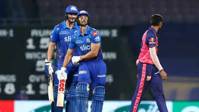IPL 2022, RR vs MI: Mumbai Indians manage to get on the board, finally