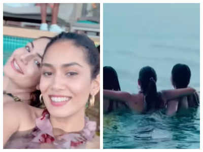 Mira Rajput chills by the pool with her girlfriends in Dubai; Shahid Kapoor reacts
