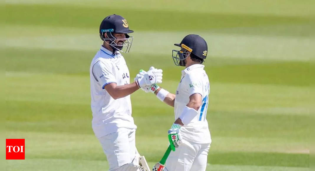Rare instance of India-Pakistan partnership props up Sussex in County Championship | Cricket News – Times of India