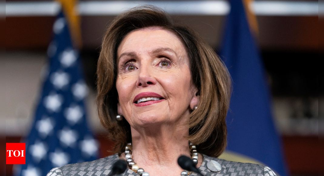 Pelosi visits Kyiv, meets with Ukraine president – Times of India