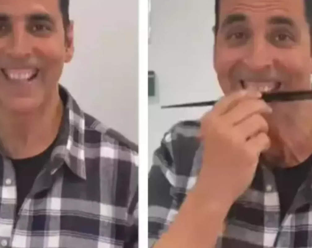 
World Laughter Day: Akshay Kumar drops a hilarious video, leaves fans in splits
