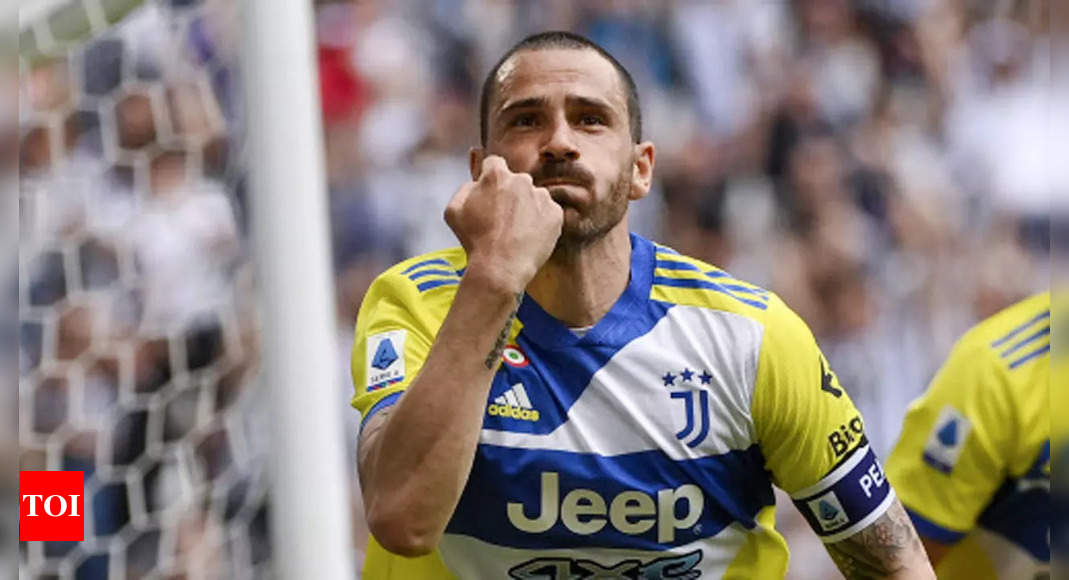 Birthday boy Bonucci puts Juve on the brink of Champions League with brace | Football News – Times of India