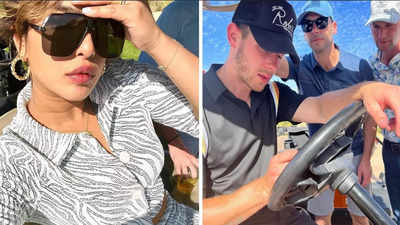 Priyanka Chopra goes out golfing in Arizona, hubby Nick Jonas asks 'why are you so hot?'