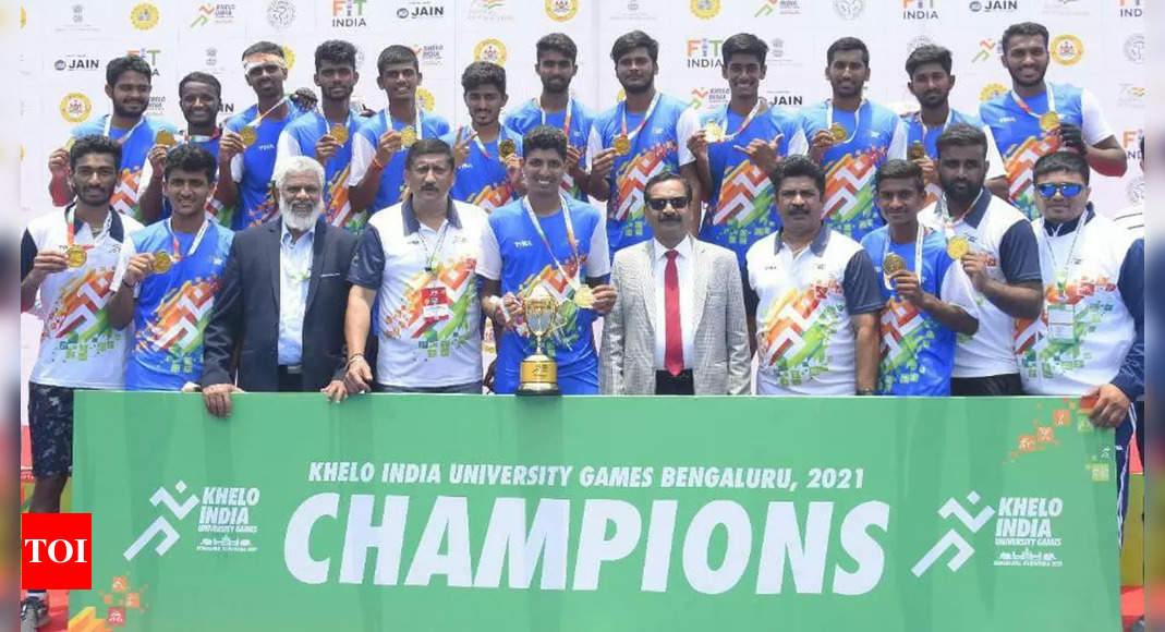 Khelo India University Games: Mutagar helps Bengaluru City University retain hockey gold | Hockey News – Times of India