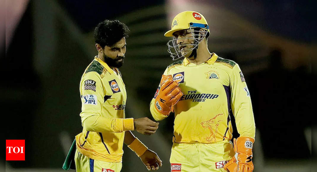 IPL 2022: Captaincy pressure was affecting Ravindra Jadeja’s game, says CSK skipper MS Dhoni | Cricket News – Times of India