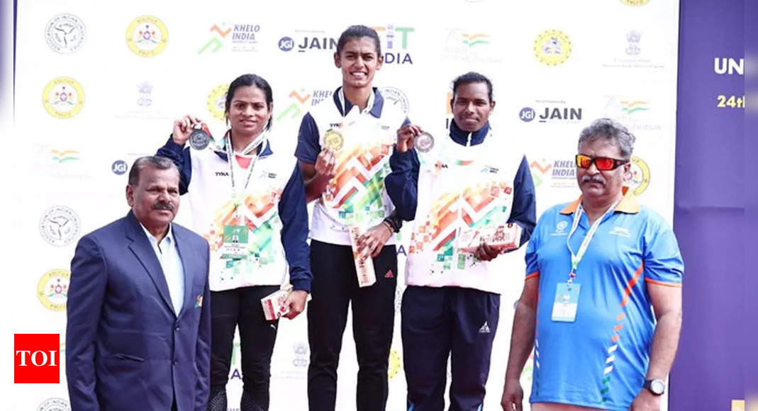 KIUG: Priya Mohan beats Dutee Chand to win 200m gold, Jain University still on top of table | More sports News – Times of India