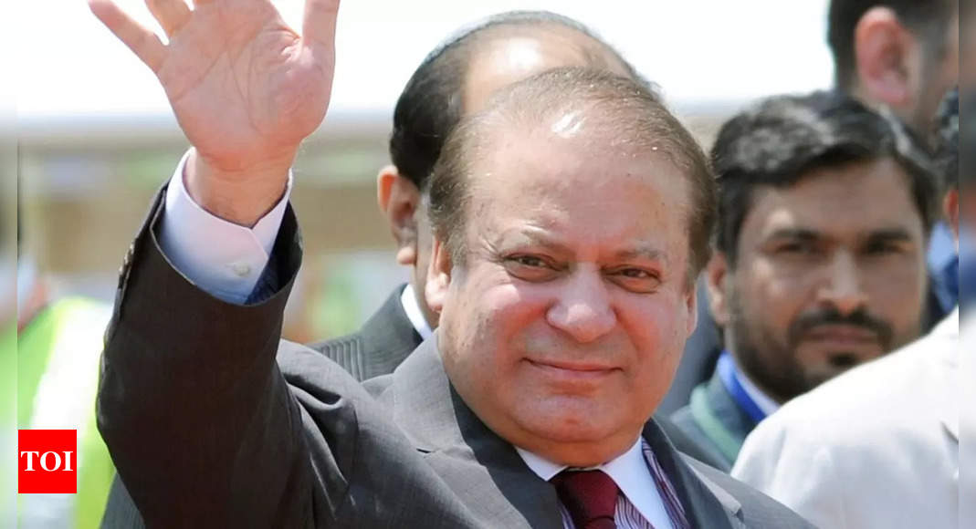 Pakistan may quash ex-PM Sharif’s conviction in graft cases: Report – Times of India