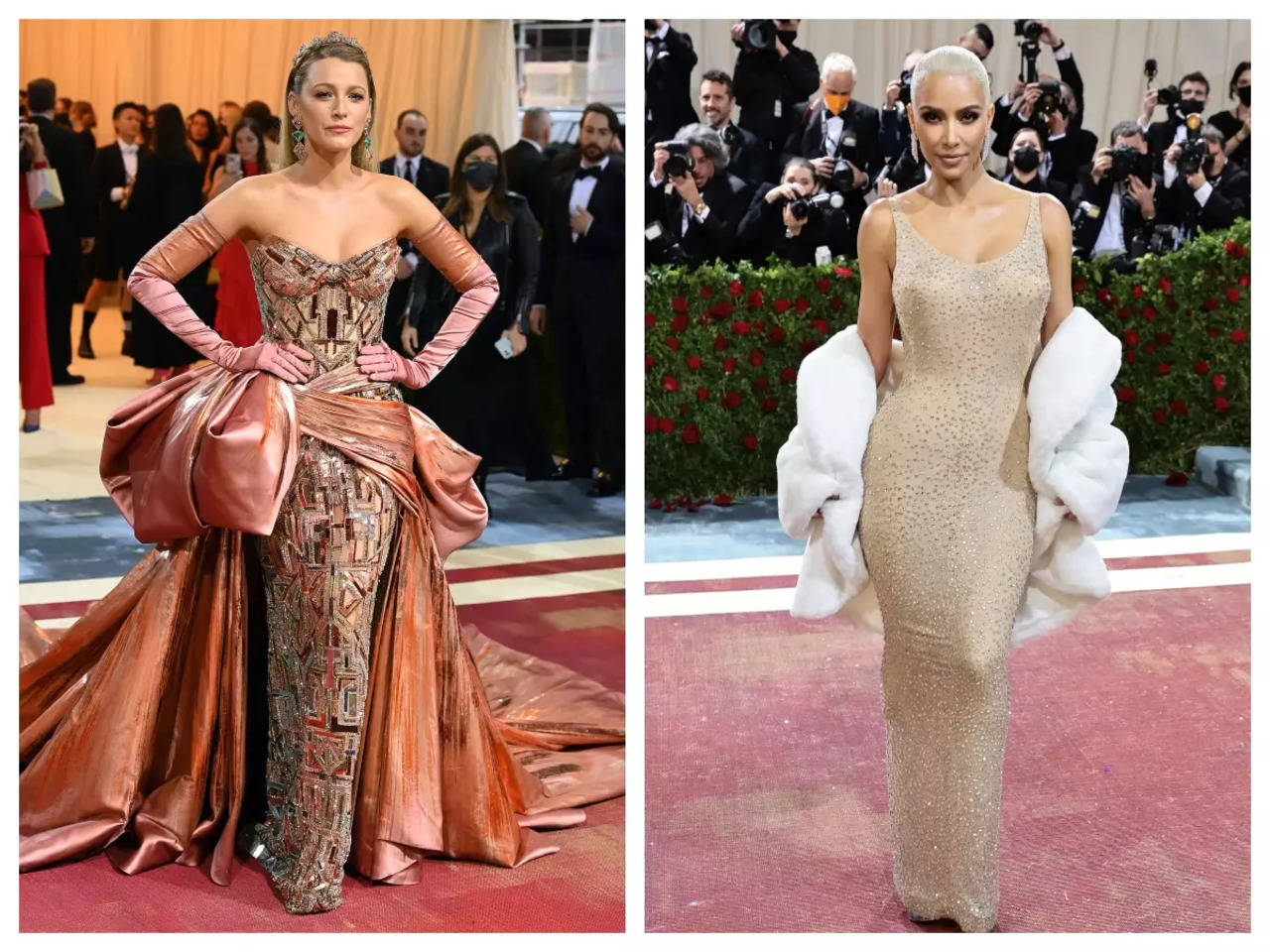 Kim Kardashian Preps for Keeping Up With the Kardashians Reunion in  Vivienne Westwood Copper Corset OfftheShoulder Dress and Manolo Blahnik  Sandals