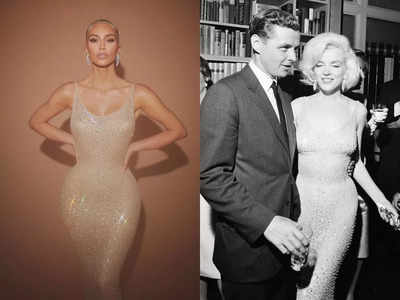 Kim wears Iconic Marilyn Monroe 'happy birthday' dress to Met Gala - Times  of India