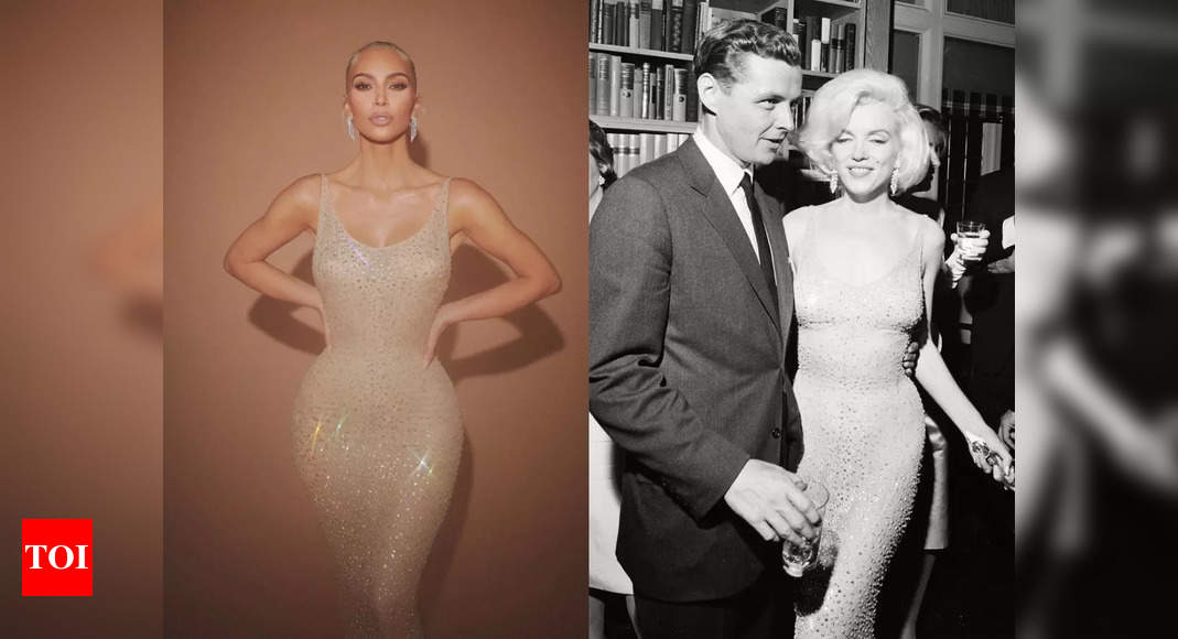 Kim Kardashian Wears Marilyn Monroe Dress to Met Gala