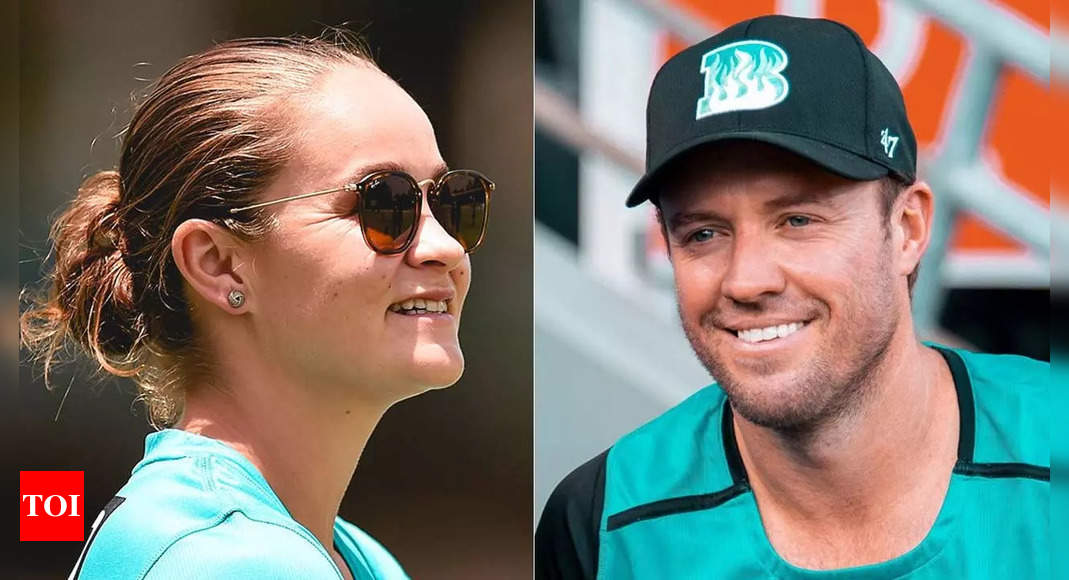 AB de Villiers hopes grass is greener for golf team-mate Ashleigh Barty | Cricket News – Times of India