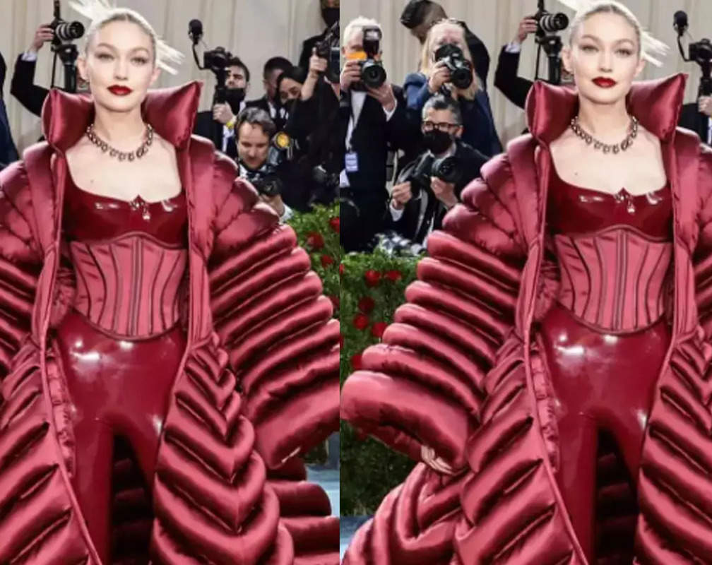 
‘She literally wore her sofa’: Gigi Hadid gets trolled by Twitterati for her Met Gala 2022 outfit
