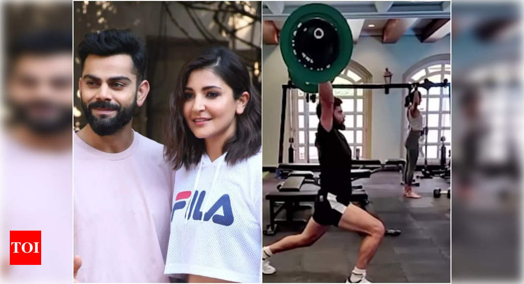 Anushka Sharma and Virat Kohli dish out main energy couple targets as they hit the health club in combination | Hindi Film Information