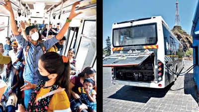 Pune: Concern over just 1 charging point for e-buses at Sinhagad