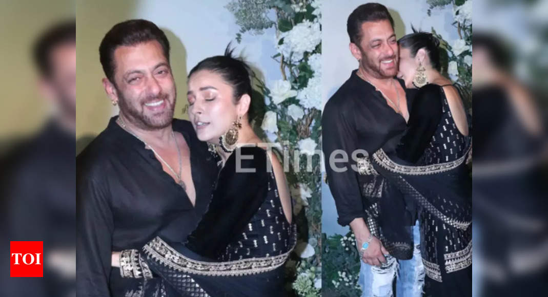 Salman Khan and Shehnaaz Gill share a warm moment post attending Arpita Khan’s Eid bash – watch video – Times of India