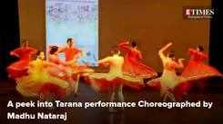 A peek into Tarana performance choreographed by Madhu Nataraj