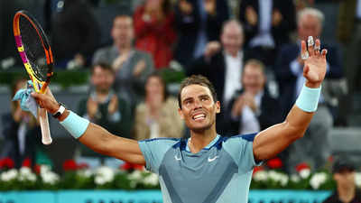 Rafael Nadal wins on return from injury in Madrid Open