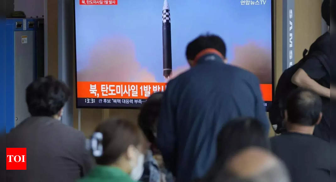 North Korea fires ballistic missile in latest show of force – Times of India