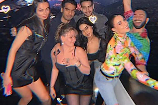 Nysa attends Dua Lipa's concert in UK