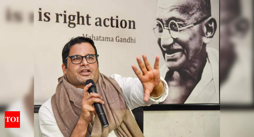 ‘You will see me as a political activist in Bihar’: Prashant Kishor to undertake padyatra, says no political party now | India News – Times of India