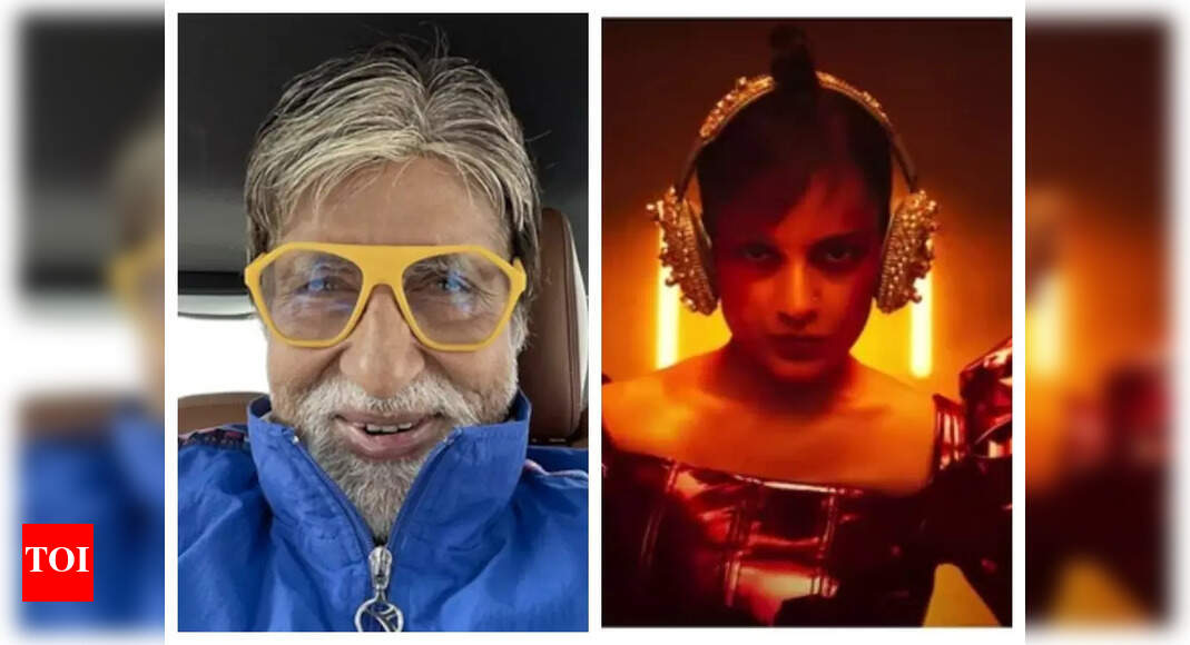 Amitabh Bachchan shares teaser of Kangana Ranaut’s song ‘She’s on Fire’ from ‘Dhaakad’, deletes it later – Times of India