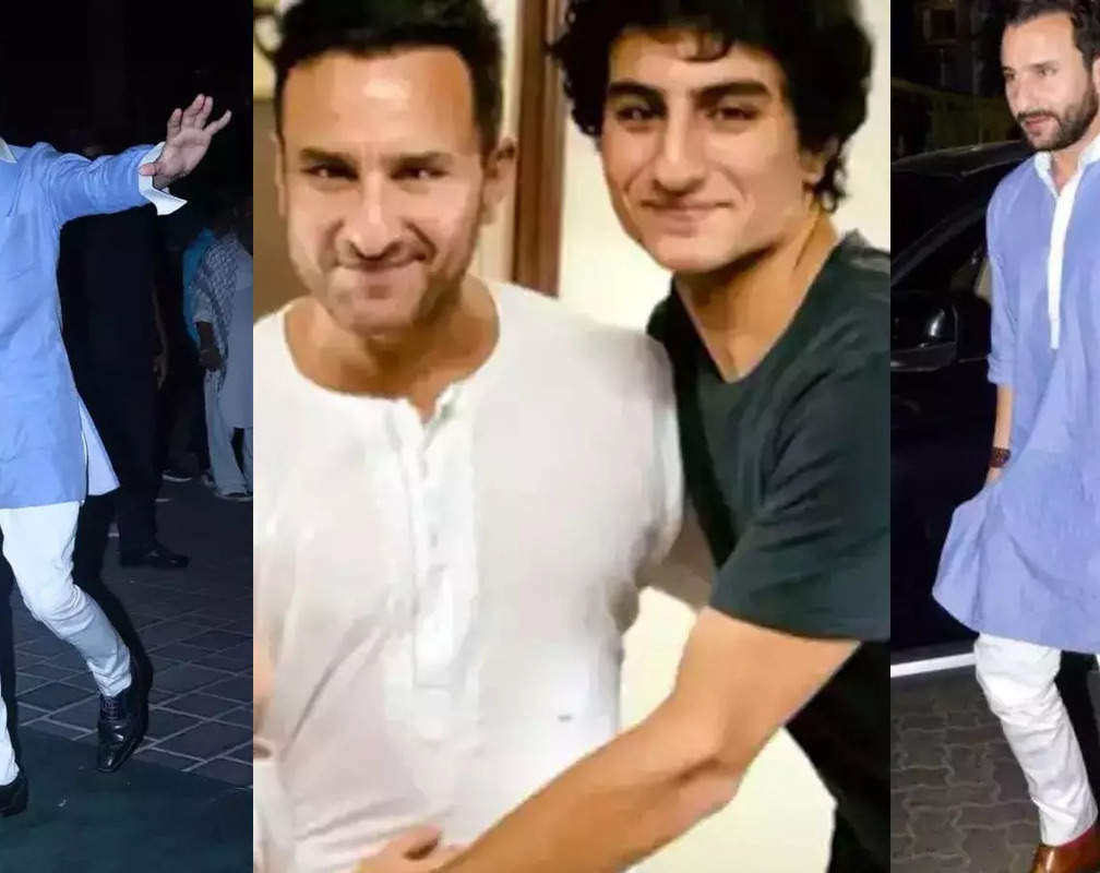 
Saif Ali Khan reveals what son Ibrahim Ali Khan says about their similar looks: ‘He also says I look like young Saif’
