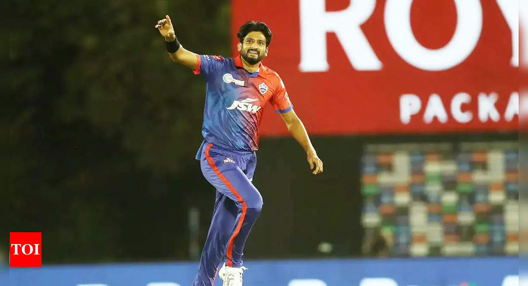 IPL 2022: Delhi Capitals pacer Khaleel Ahmed reaches 100 wickets in T20 cricket | Cricket News – Times of India
