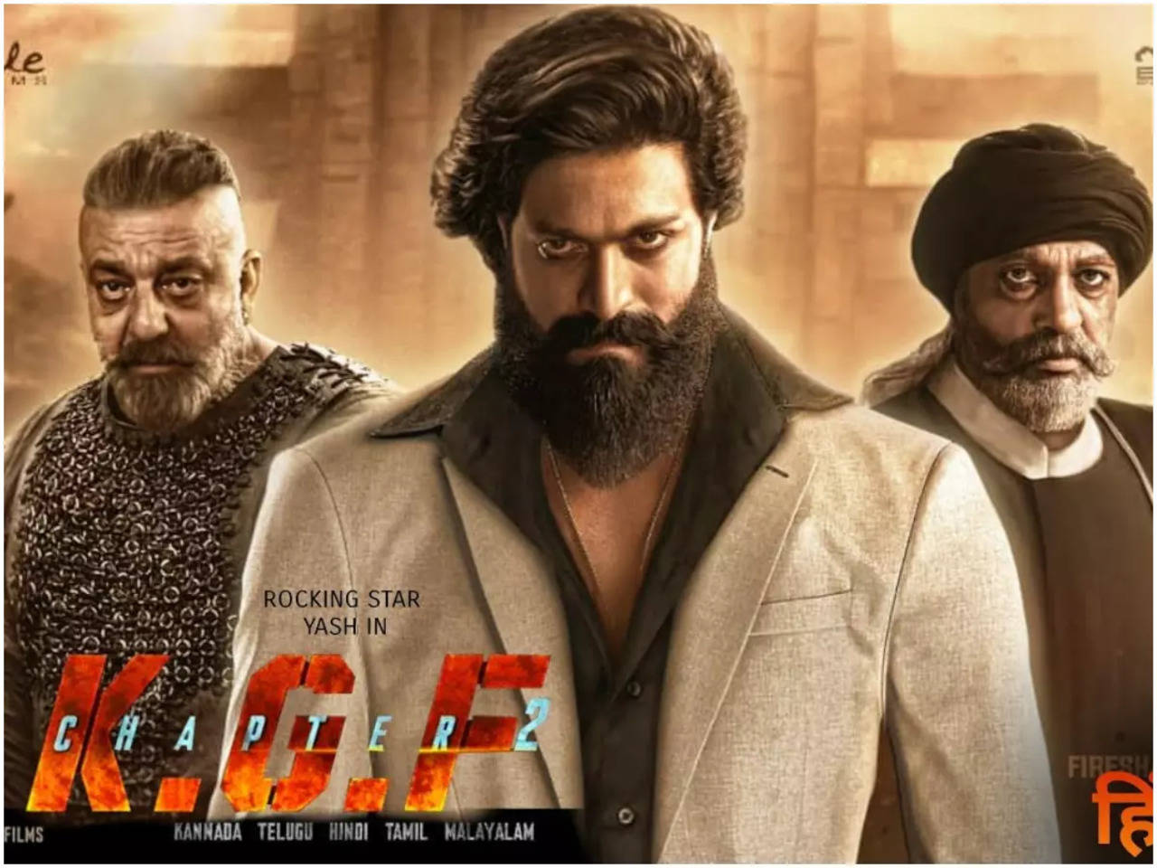 Sanjay Dutt and Yash's KGF 2 collects around 50 crores on third ...