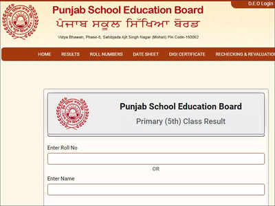 PSEB class 5th result 2022 announced @pseb.ac.in, get direct link here