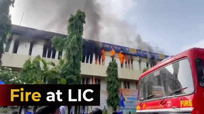 Fire at LIC office in Mumbai's Vile Parle, no casualties | Mumbai News -  Times of India