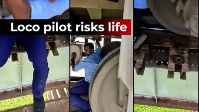 Thane: Loco pilot puts his life at risk, crawls beneath train to start trip