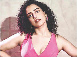 Sanya Malhotra concludes filming for Netflix movie 'Kathal' - Times of India