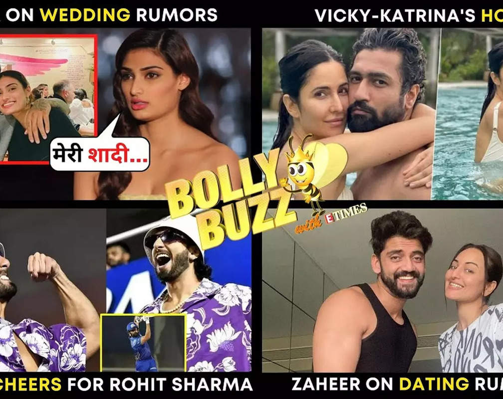
BollyBuzz: Athiya on wedding rumours, Kim-Leander's court marriage; Zaheer on dating rumours with Sonakshi
