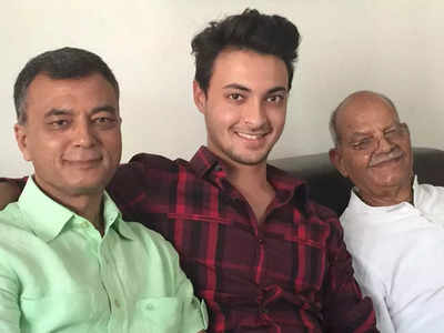 Aayush Sharma's grandfather Pandit Sukh Ram Sharma rushed to hospital after he suffered a brain stroke