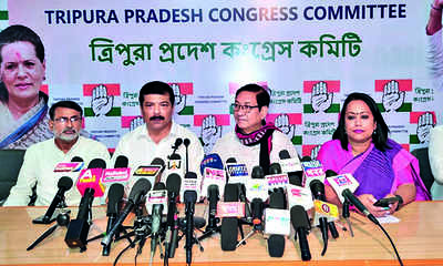 Tripura Cong demands CM Deb’s resignation