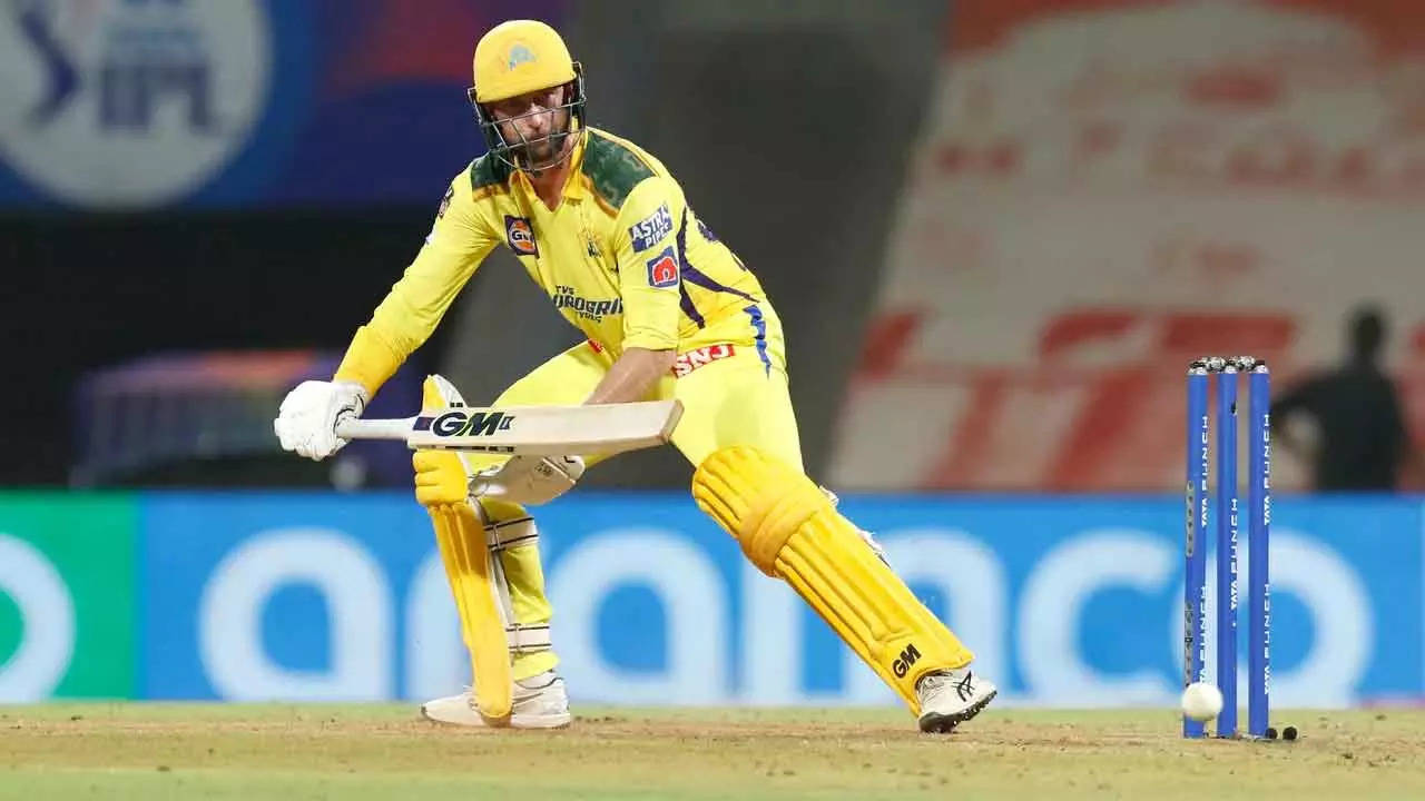 IPL 2022 Conway pummels DC attack as CSK score 208 for 6 Cricket News