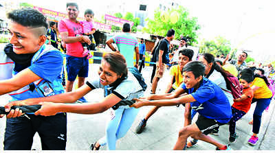 Fun-filled Happy Streets at Wakad on Mother’s Day