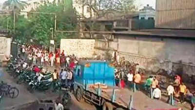Maharashtra: 19 cops hurt as Boisar steel factory workers resort to rioting, vandalism