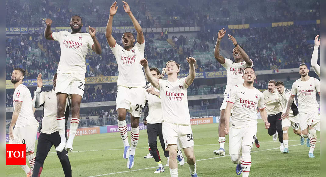 AC Milan restore Serie A lead with 3-1 win at Verona | Football News – Times of India