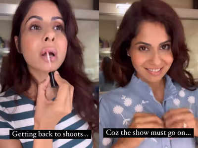 Chhavi Mittal returns to work after breast cancer surgery; uses the hashtag #LifeGoesOn