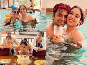 Kiran Rao Joins Ira Khan S Pool Party mir Khan S Daughter Shares Unseen Photodump From Birthday Bash Hindi Movie News Times Of India