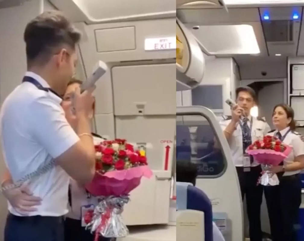 
Watch: Indigo pilot makes Mother’s Day special for his co-worker mom
