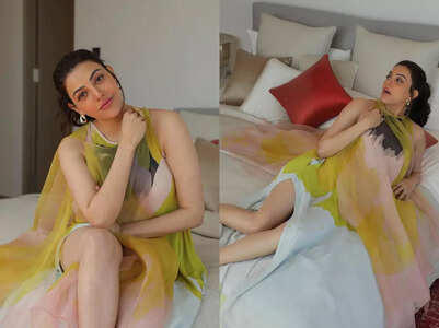 Kajal Aggarwal stuns in post-delivery pictures